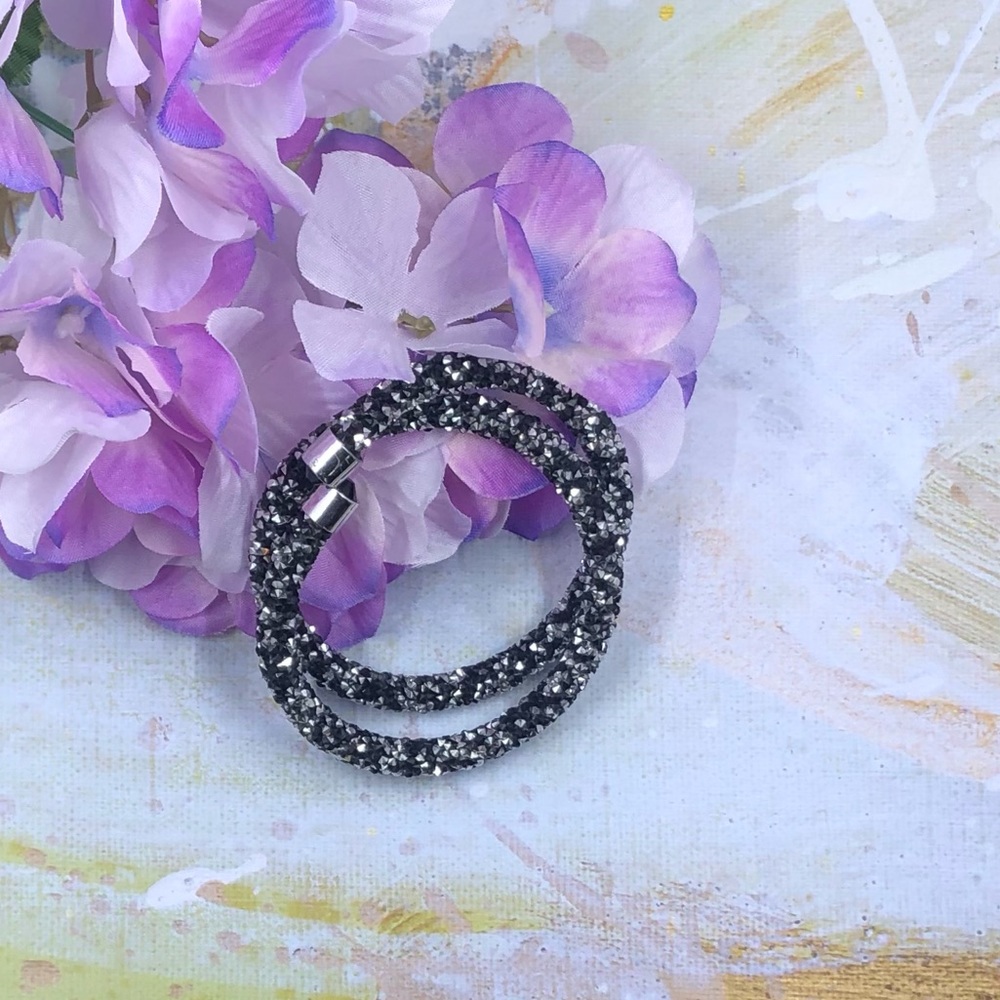 Double Wrap Crystal Bracelet - NEW